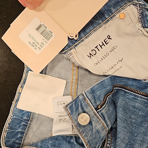 💕MOTHER SUPERIOR💕 Lasso Heel Jeans ~ How To Talk To A Tiger 24 NWT - Picture 16 of 16